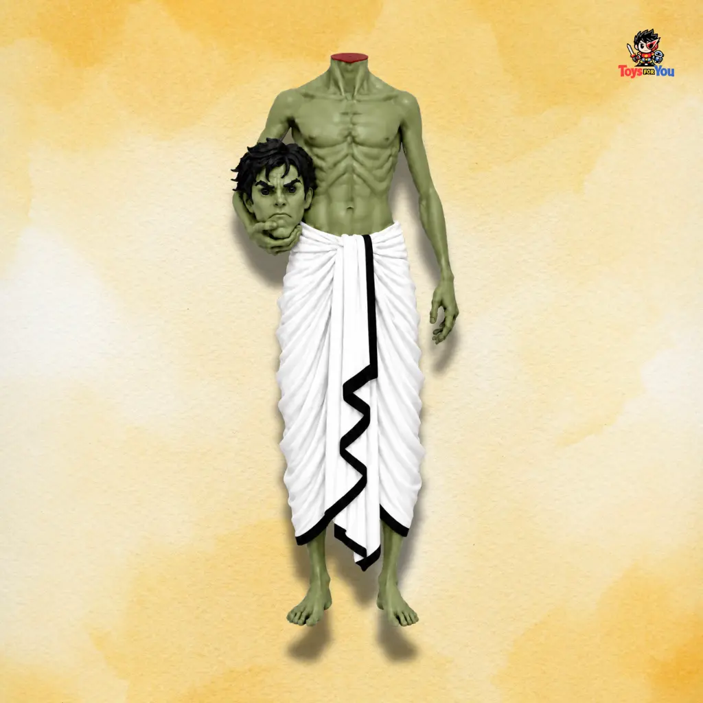 Skondhokata action figure as Bong Collectibles, holding his head in his own hand.
